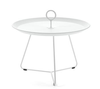 Eyelet Side Table, H 43,5 x Ø 60 cm, White