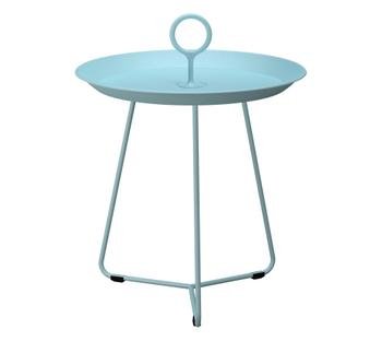 Eyelet Side Table, H 45,5 x Ø 45 cm, Ice blue