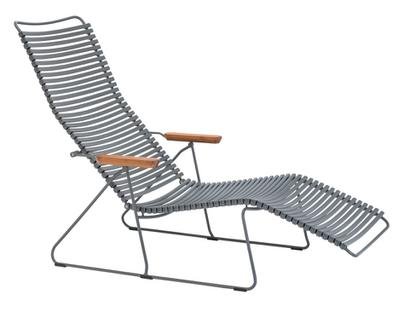 Click Deck Chair, Dark grey