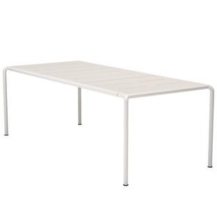Avanti Table, 98 x 222 cm, Muted White, Aluminium