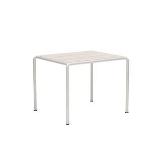 Avanti Table, 98 x 83 cm, Muted White, Aluminium