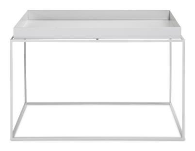 Tray Tables, H 35/39 x W 60 x D 60 cm, White