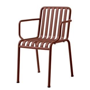 Palissade Chair, Iron red, With armrests
