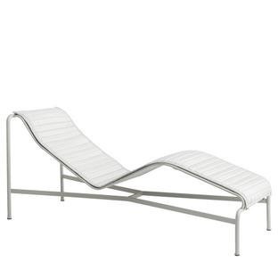 Palissade Chaise Longue, Sky grey, With cushion, Without neck pillow