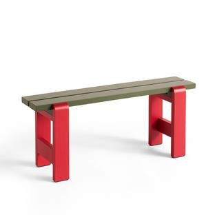 Weekday Bench Duo, Wine red / Olive