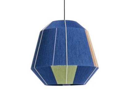 Bonbon pendant lamp, H 46 x W 50 cm, Blue tones