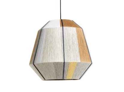 Bonbon pendant lamp, H 46 x W 50 cm, Earth tones