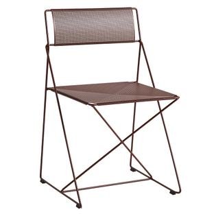 X-Line Chair Outdoor, Iron red, Powder-coated