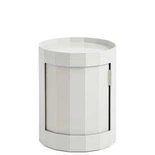 Facet Container, H 49 x Ø 38 cm, Misty grey