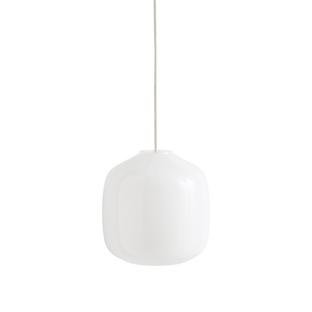 Buoy Glass Pendant Lamp, Ø 20 cm, Clay white
