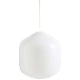 Buoy Glass Pendant Lamp, Ø 30 cm, Clay white