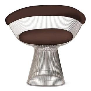 Platner Armchair, Leather Volo, Chocolate