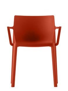 LP Chair, coral red, With armrests