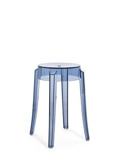 Charles Ghost, Base 39 x Seat 26,5 x Height 46, Transparent, Powder blue