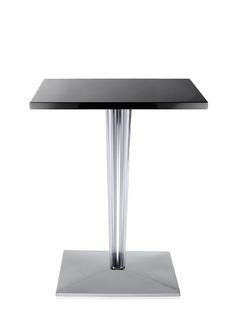 TopTop Dining Table Small, Rectangular H 72 x W 60 x L 60 cm, Scratch-resistant Werzalit, Black