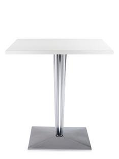 TopTop Dining Table Small, Rectangular H 72 x W 70 x L 70 cm, varnished polyester, Shining white