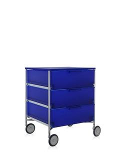 Mobil, 3 Drawers - No Compartments, Opal, Cobalt blue