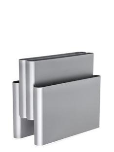 Magazine Rack, Opaque, Silver