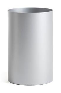 Waste basket, Matt, Silver