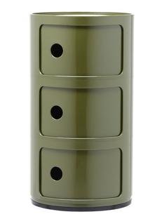 Componibili Round - 3 Compartments, Green