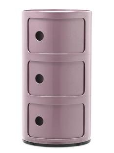 Componibili Round - 3 Compartments, Mauve