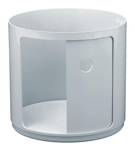 Large Round Componibili Element, Silver