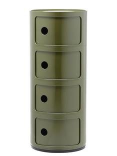 Componibili Round - 4 Compartments, Green