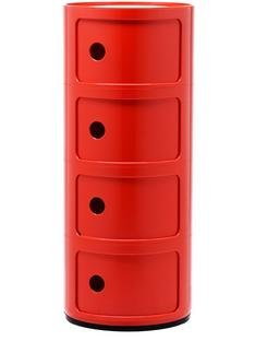 Componibili Round - 4 Compartments, Red