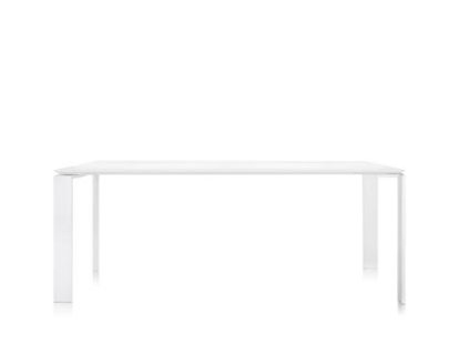 Four, L 190 x W 79 cm, Soft Touch white, Lacquered white