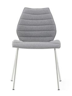 Maui Soft Trevira, Grey, Chrome