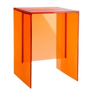 Max Beam Stool / Side Table, Mandarin orange