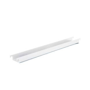 Cable Trough for Eiermann Table Frames, For table frame 110 cm (Eiermann 1), White