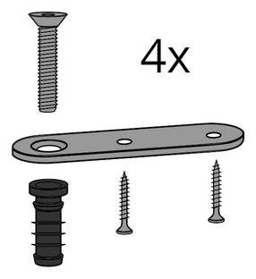 Fastening lug for Eiermann Trestle / Table frame (Set of 4)