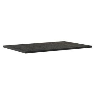 Table Top Really Kvadrat for Eiermann Table Frames, Cotton charcoal, 140 x 80 cm