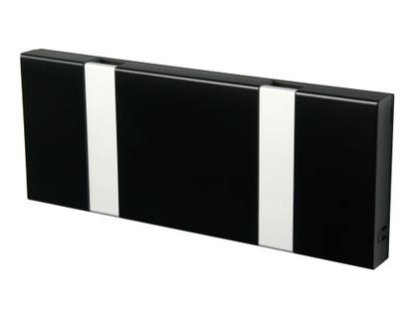 Details LoCa Knax Knax, 2 hooks, Aluminium, MDF black lacquered