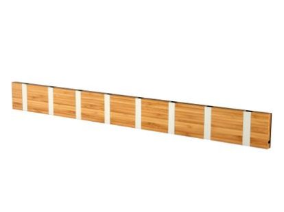 Knax, 8 hooks, Aluminium, Bamboo