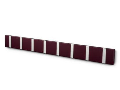 Details LoCa Knax Knax, 8 hooks, Aluminium, MDF purple lacquered