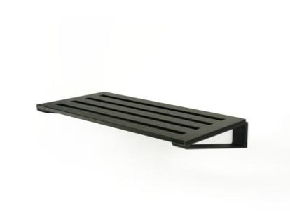 Knax Shoe Rack, Shoe Rack 6 (60 cm), Black stained oak, Black