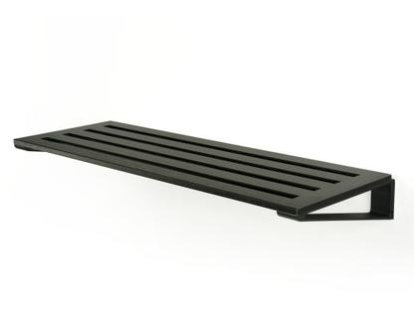 Knax Shoe Rack, Shoe Rack 8 (80 cm), Black stained oak, Black