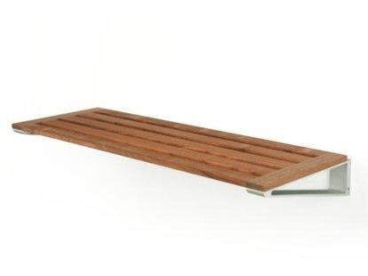 Knax Shoe Rack, Shoe Rack 8 (80 cm), Walnut oiled, Grey