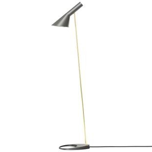 AJ Standing Lamp, Grey/Brass
