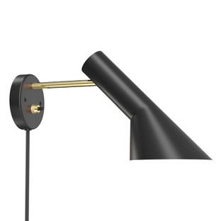 AJ Wall Lamp, Black/Brass
