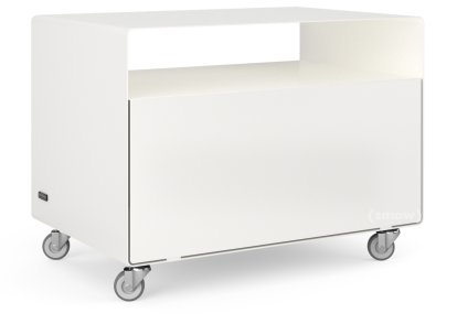 Trolley R 107, Self-coloured, Pure white (RAL 9010), Industrial castors