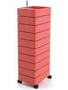 360° Container, 1270 mm (10 shelves), Pink
