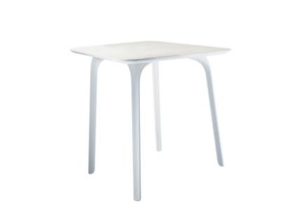 First Table Outdoor, 79 x 79 cm, White