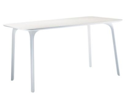 First Table, L 140 x W 80 cm, White