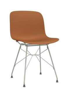 Troy, Brown, White lacquered