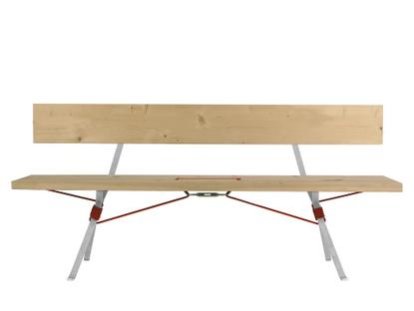 Kampenwand Bench With Backrest