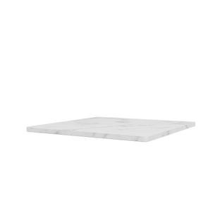 Panton Wire Top Panel, Single large (H 1,2 x W 34,8 x D 34,8 cm), Marble white