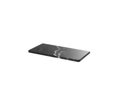 Panton Wire Top Panel, Single small (H 1,2 x W 34,8 x D 17,4 cm), Marble black